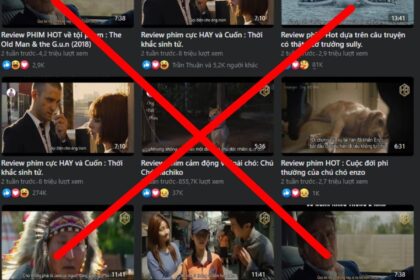 Vi phạm bản quyền từ viêc đọc lại nội dung phim trên Facebook.