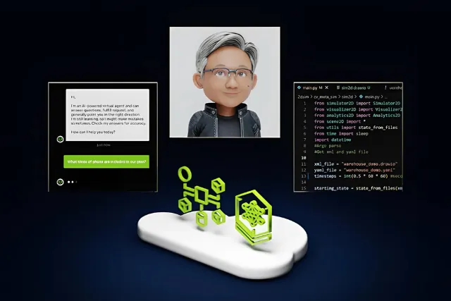 Những Xu Hướng Công Nghệ Nổi Bật Tại Ces 2025 Minh họa Agentic AI của Nvidia